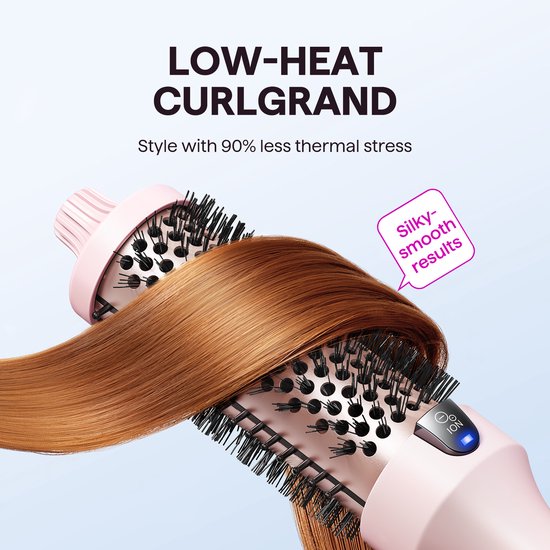 Wavytalk Blowout Boost Ionic Thermal Brush - 38 mm Ronde Haarborstel Voor Salonwaardige Blowouts Thuis