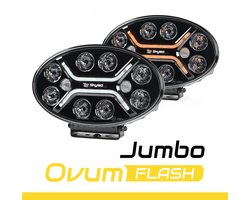 SKYLED Jumbo Ovum Flash FULL LED met positielicht wit/amber ingebouwde led flitser 6.400 Lumen 120 watt IP69K