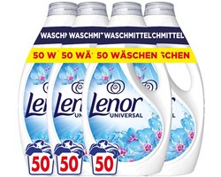 Lenor Universal Waschmittel Aprilfrisch – 4 x 2250 ml – 200 Wasbeurten – Voordeelverpakking