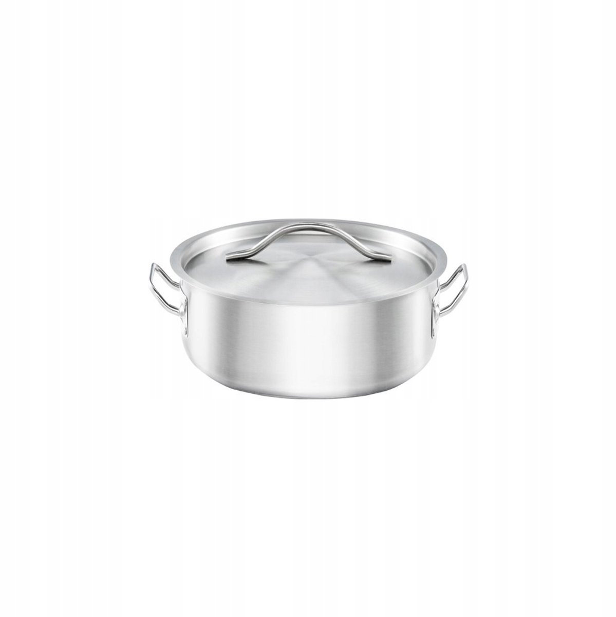 Stalen Gastronorm Pan met Deksel Ø160mm, 1,2L - Professioneel