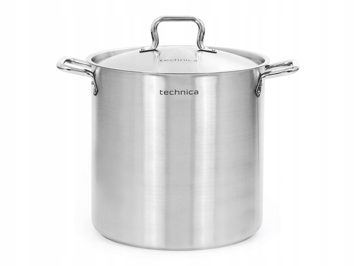 Grote RVS Pan 36,6L met Deksel - 36cm - Geschikt voor Inductie
