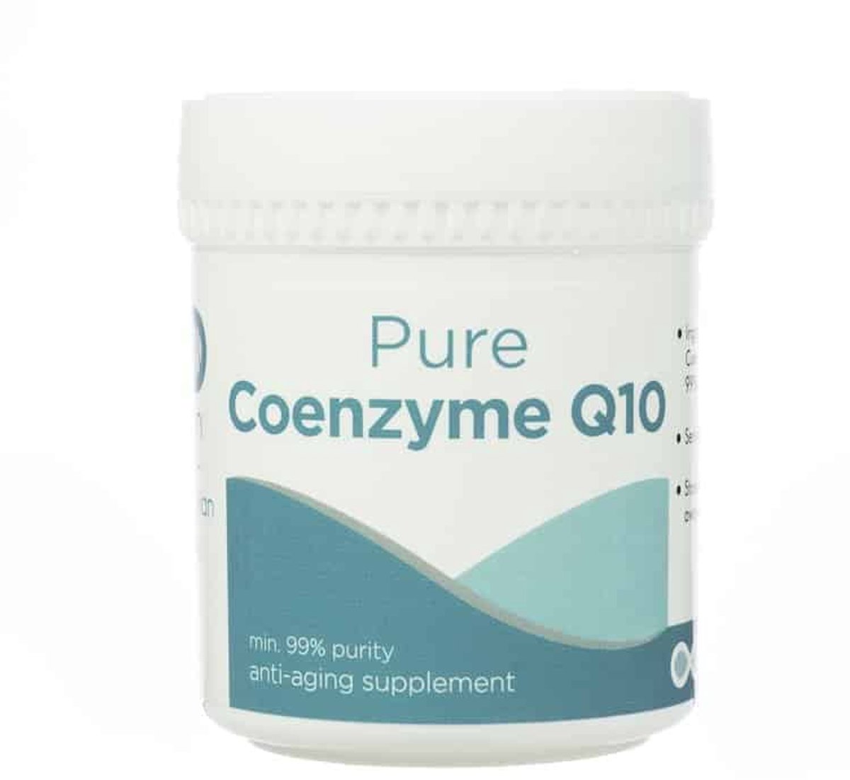 COENZYME Q10 (Hansen)- 50 gram pure ubiquinone poeder incl maatlepel - goed voor 166 doseringen van 300mg - Europese herkomst - laboratorium getest - geen toevoegingen