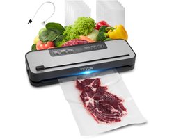 VEVOR 5-In-1 Vacuümsealer Vacuümsealer Foliesealer 100W 10 Zakken