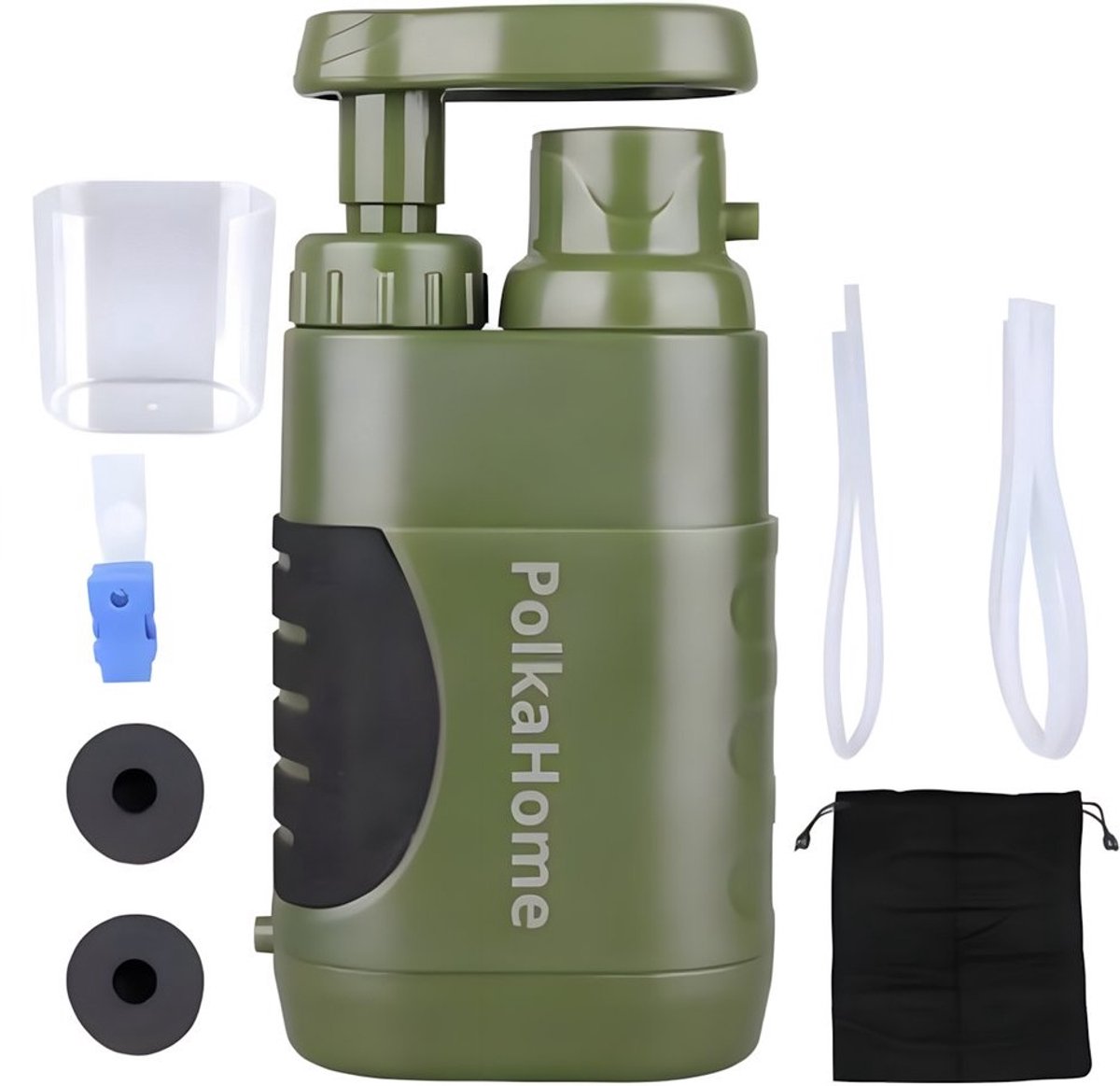 PolkaHome® Survival Waterfilter – Outdoor Waterfilter – 5.000L