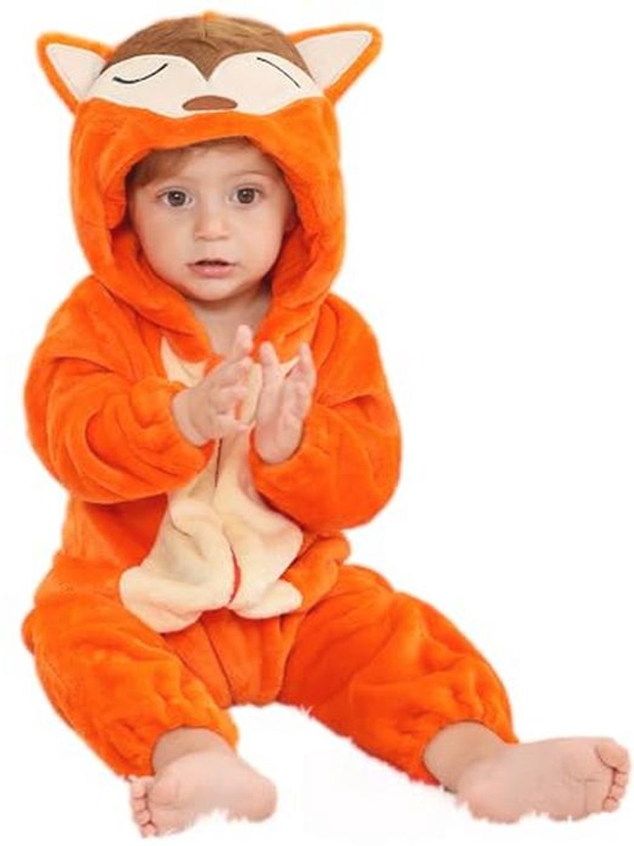 Baby winter sneeuwpak voor kinderen, flanellen dier jumpsuit en overalls voor jongens en meisjes van 3-36 maanden