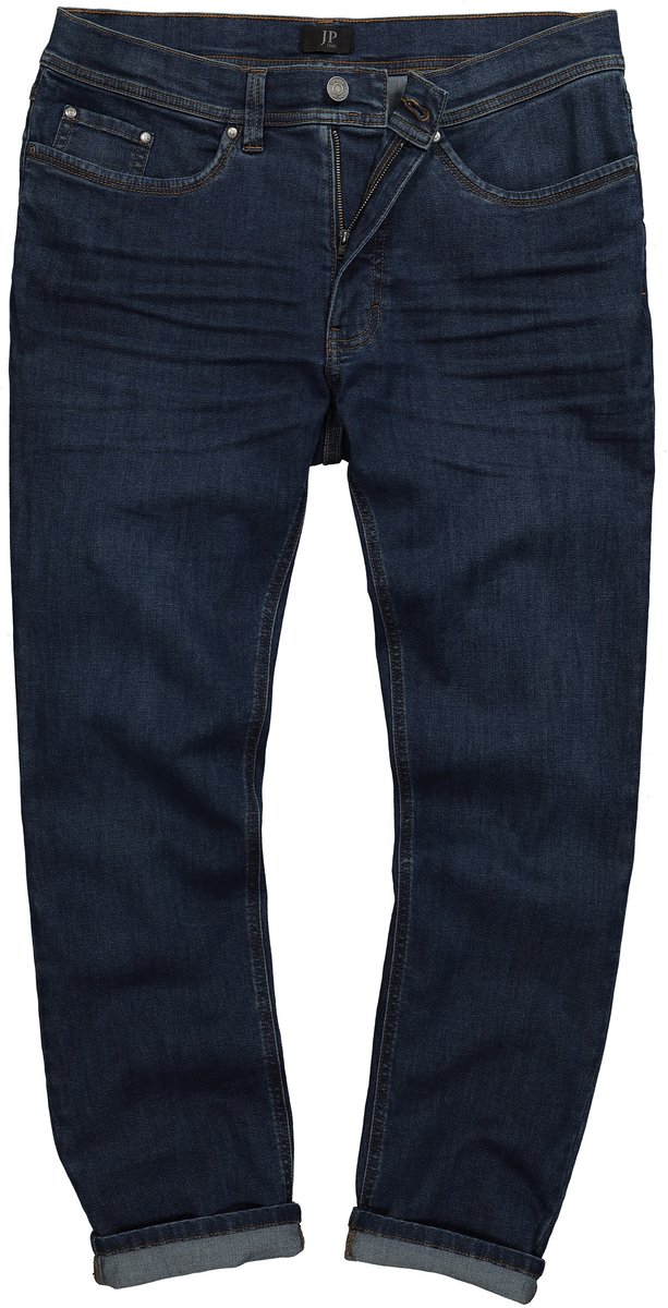 JP 1880 - Heren - Colorjeans FLEXNAMIC® 5-pocket modern straight fit - Navy blauw - Maat 64