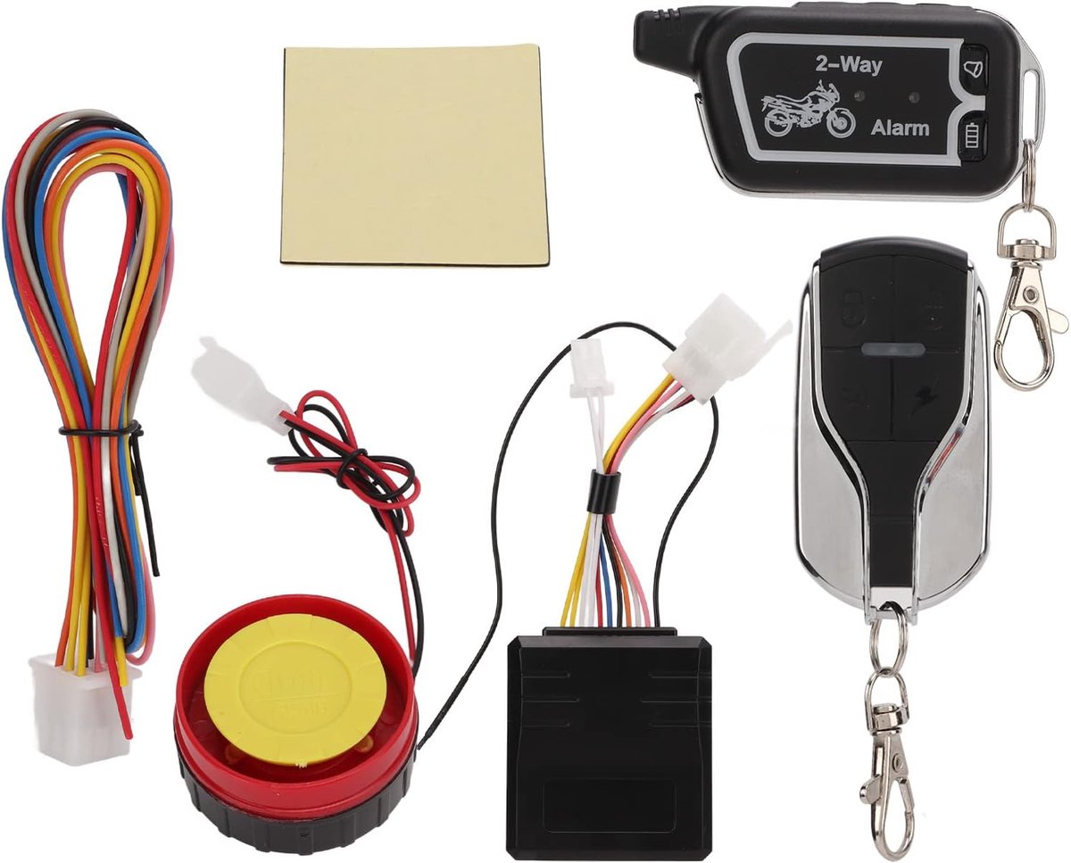 Motorcycle Alarm System - KIMISS - Twee-weg Alarm Systeem - Vibration Sound Alert - LCD Afstandsbediening - Antidiefstal