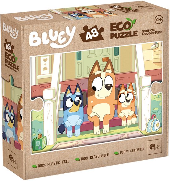 Lisciani - Puzzle Eco - Bluey - 48 pièces