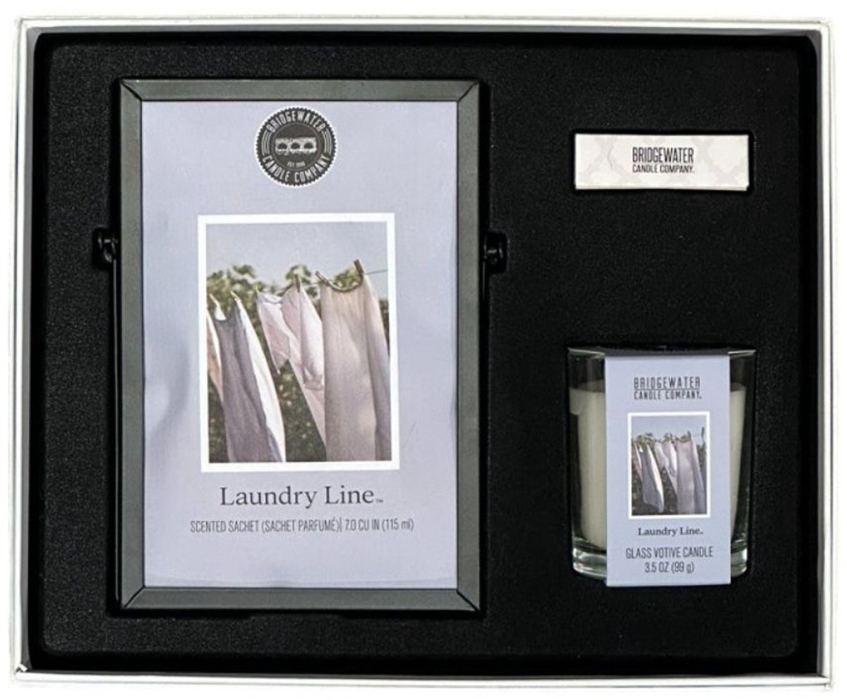 Bridgewater Candle gift Set Laundry Line
