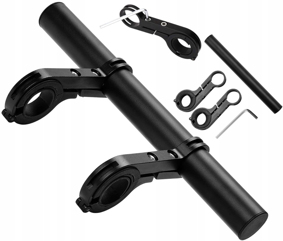 Merkloze Fietstuur Extender: Organizer & Telefoonhouder