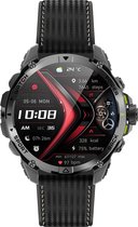 oraimo Watch GT – AMOLED 1.43" Smartwatch – 25 Dagen Batterij – 6-Star GPS – 3ATM Waterdicht – Hartslag & SpO₂ – 140+ Sportmodi – AI Watch Faces – Zwarte Premium Strapset