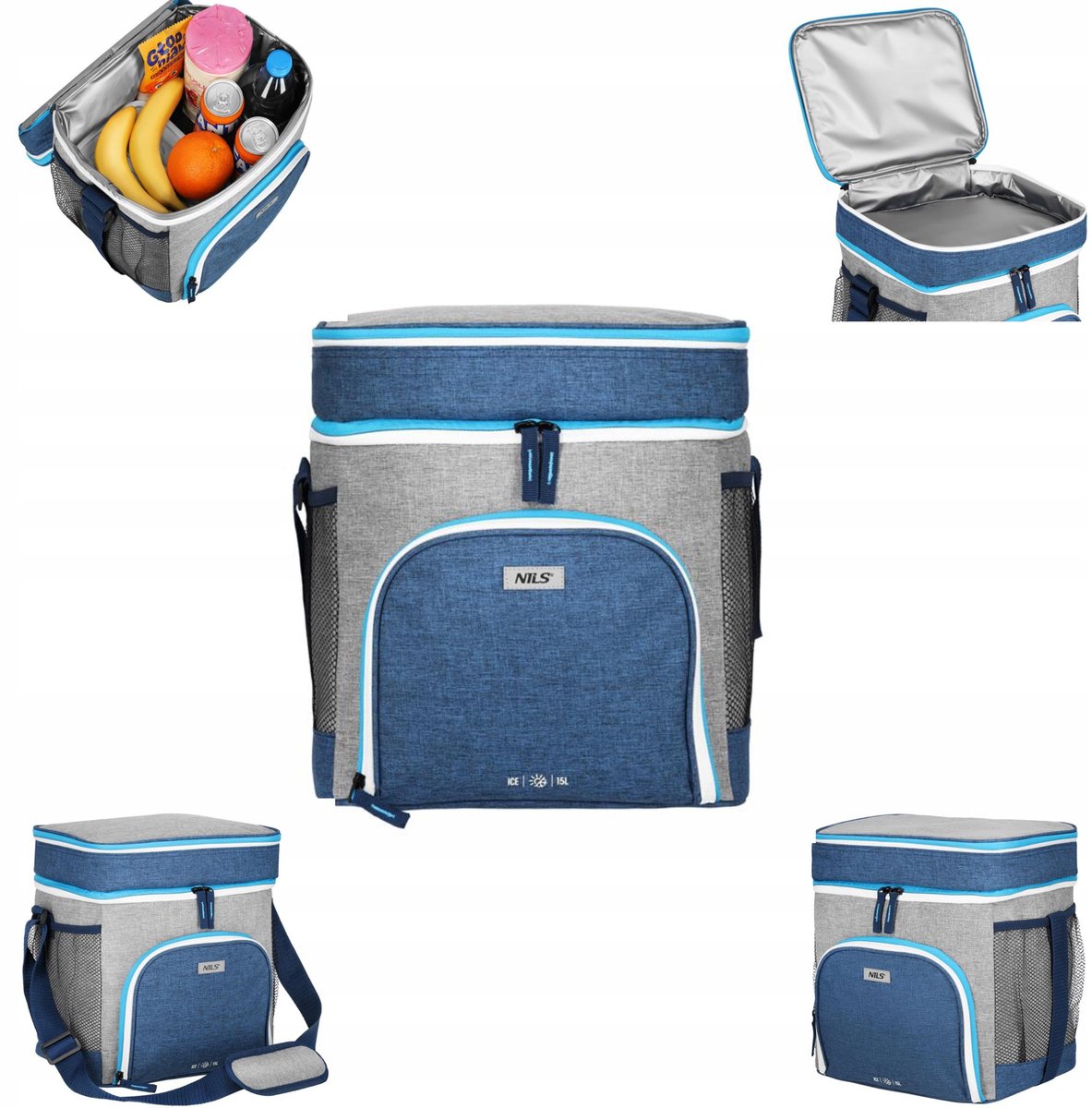 Nils NC2902 Thermos Tas 15L Blauw - Ideaal voor Picknick & Uitjes