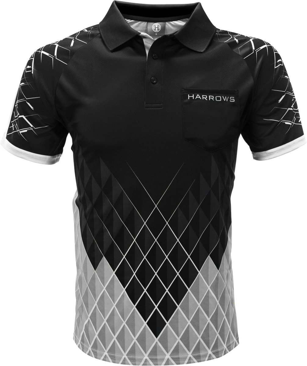 Harrows Paragon Dartshirt White - Dart Shirt L