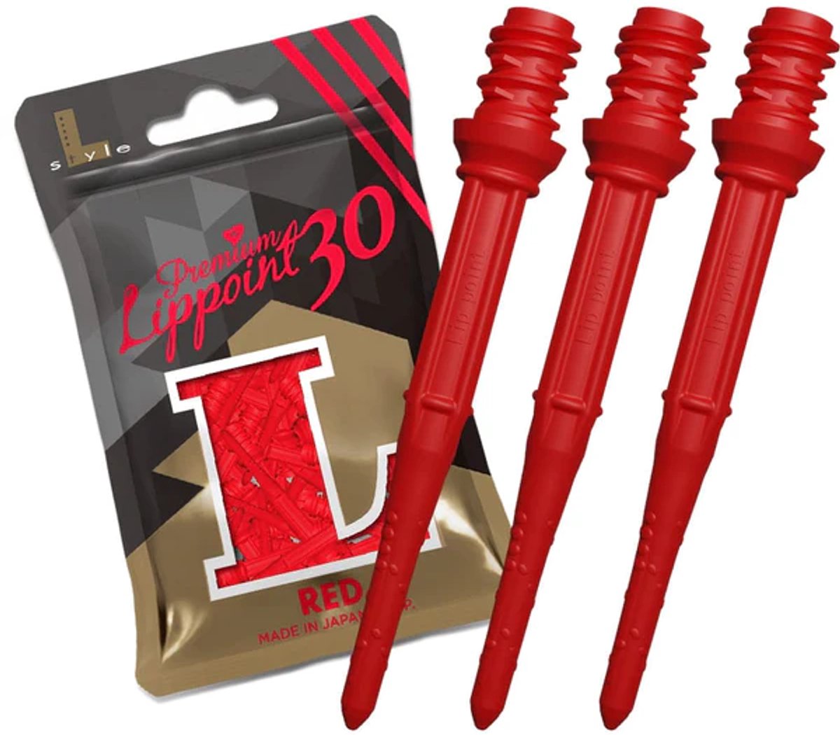 L-Style Long Premium Lippoint 30 Red - Soft Tips