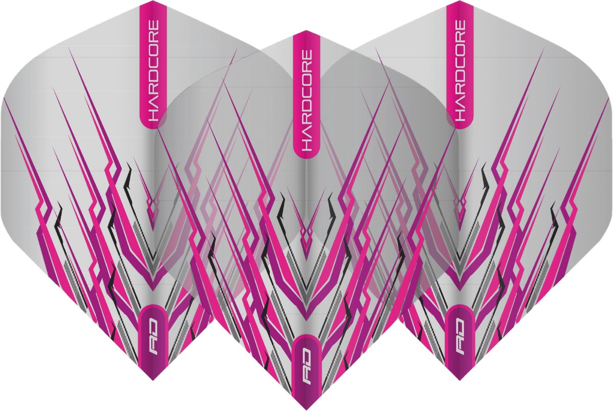 Red Dragon Peter Wright Hardcore Mohawk Pink - Dart Flights