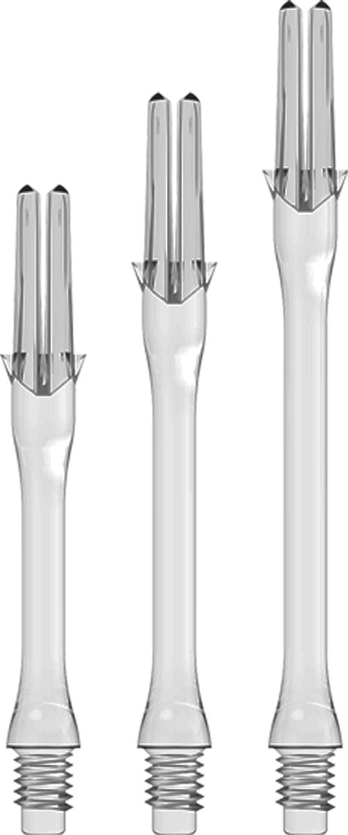 L-Style L-Shaft Locked Slim Clear - Dart Shafts
