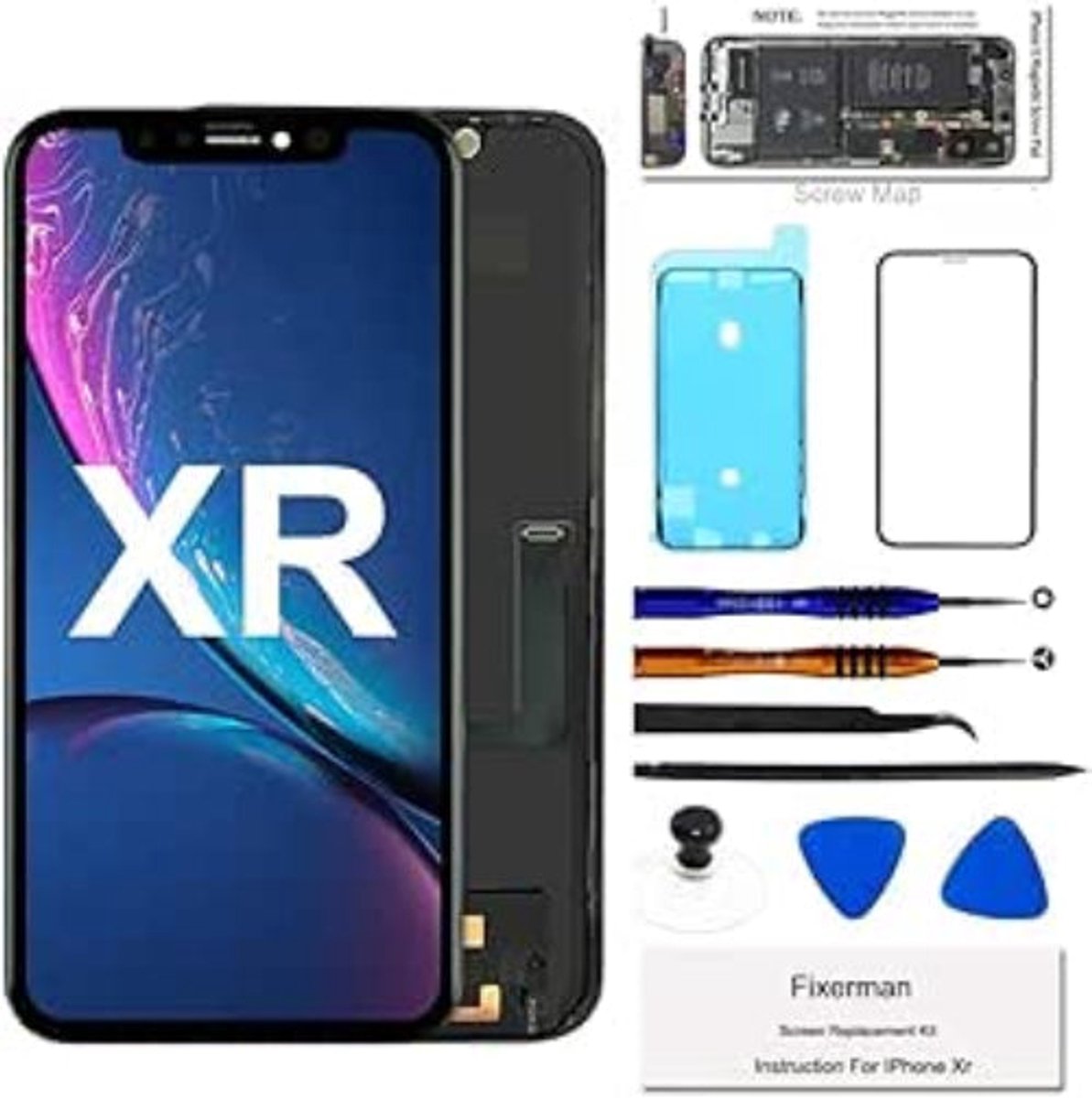 Telefoon Scherm - Display Module en Reparatie Set - Geschikt voor iPhone XR