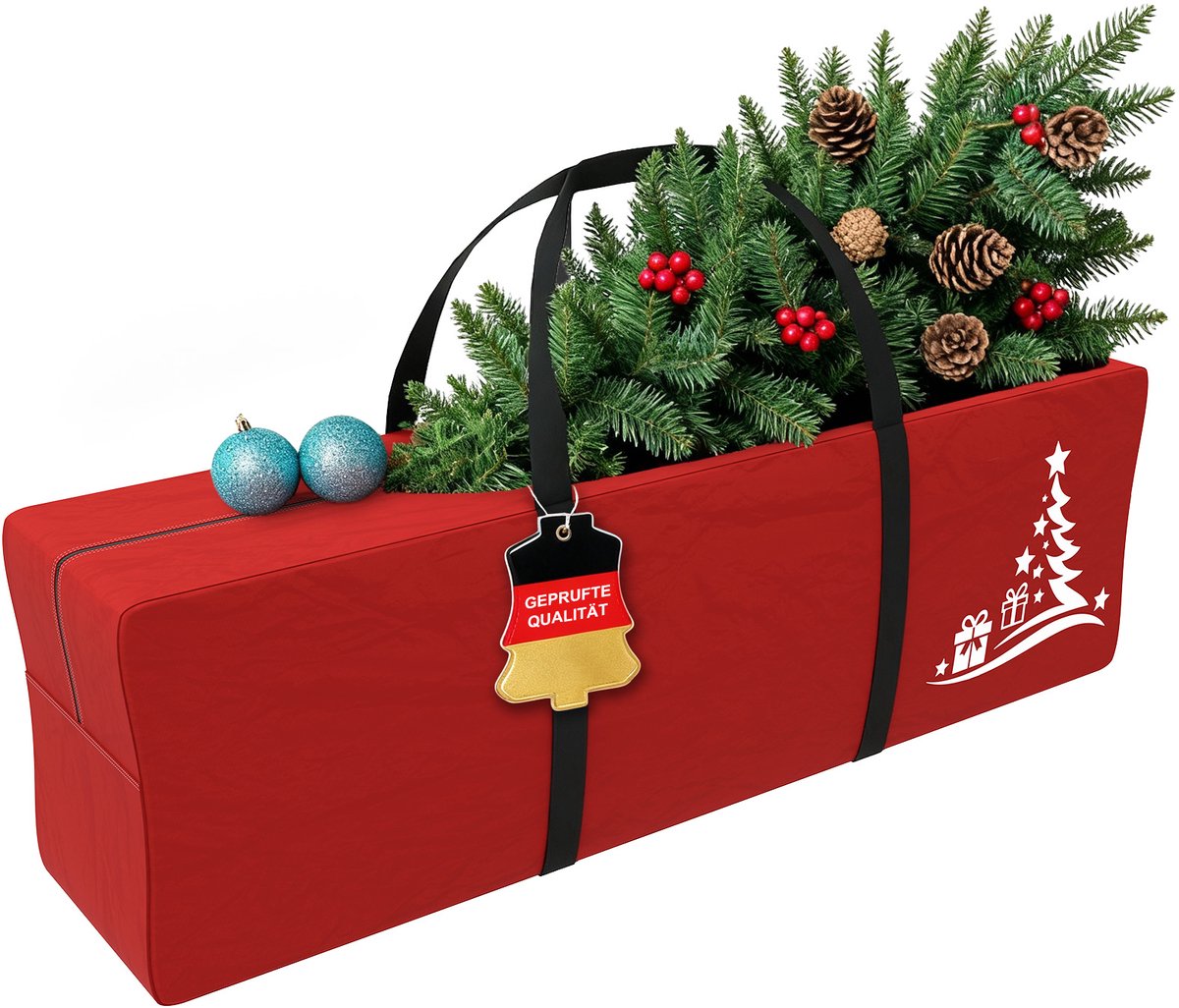 Soontrans Kerstboom Opbergtas, Herbruikbaar, Dennenboomtas, Duurzaam 600D Oxford-Materiaal, Waterdichte Opbergtas Voor Dennenbomen, Voor Kunstmatige Kerstbomen
