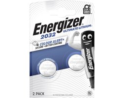 Energizer Mini-Batterij Voor Afstandsbediening, Sleutels En Horloge Cr2032 X2 Ultimate Lithium