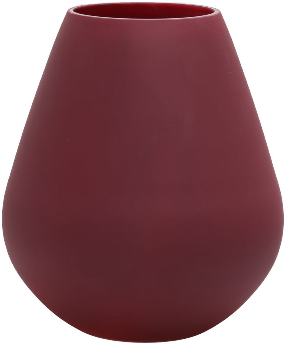 Vase The World Vaas Tasman | Small | Matte Violet | Mond geblazen glas | Ø18 x H20cm | Windlicht
