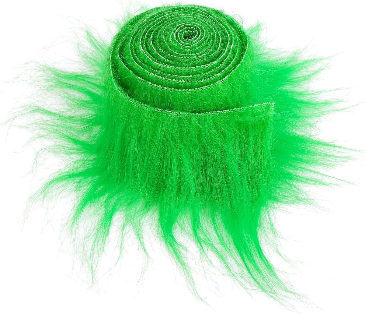 Pluche Nepbont Stof Groen - 2 x 71 inch - Voor Kabouters Baard Cosplay