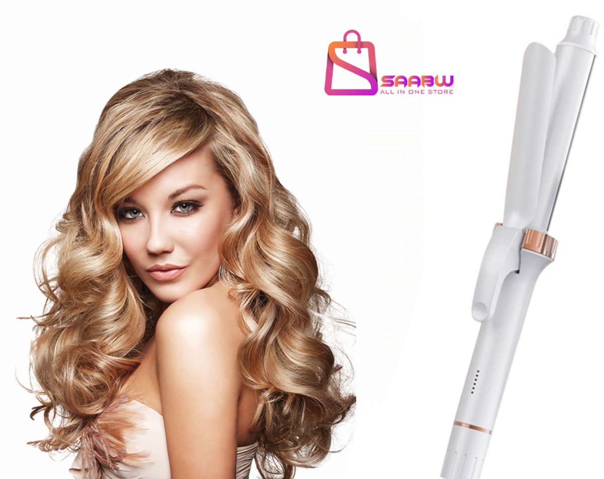 Krultang 30 mm – Grote Diameter Curling Iron – Losse Waves & Volumineuze Krullen – Keramische krultangen – Snelle Opwarming – krultang automatisch –76850