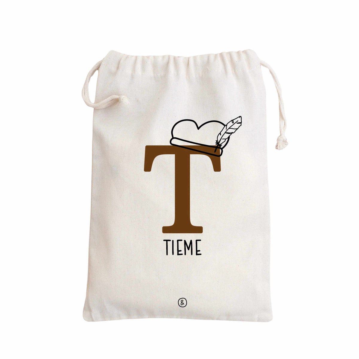 Sinterklaas Cadeauzakje met naam | Katoenen Sint Zakje gepersonaliseerd | Ivy and Soof