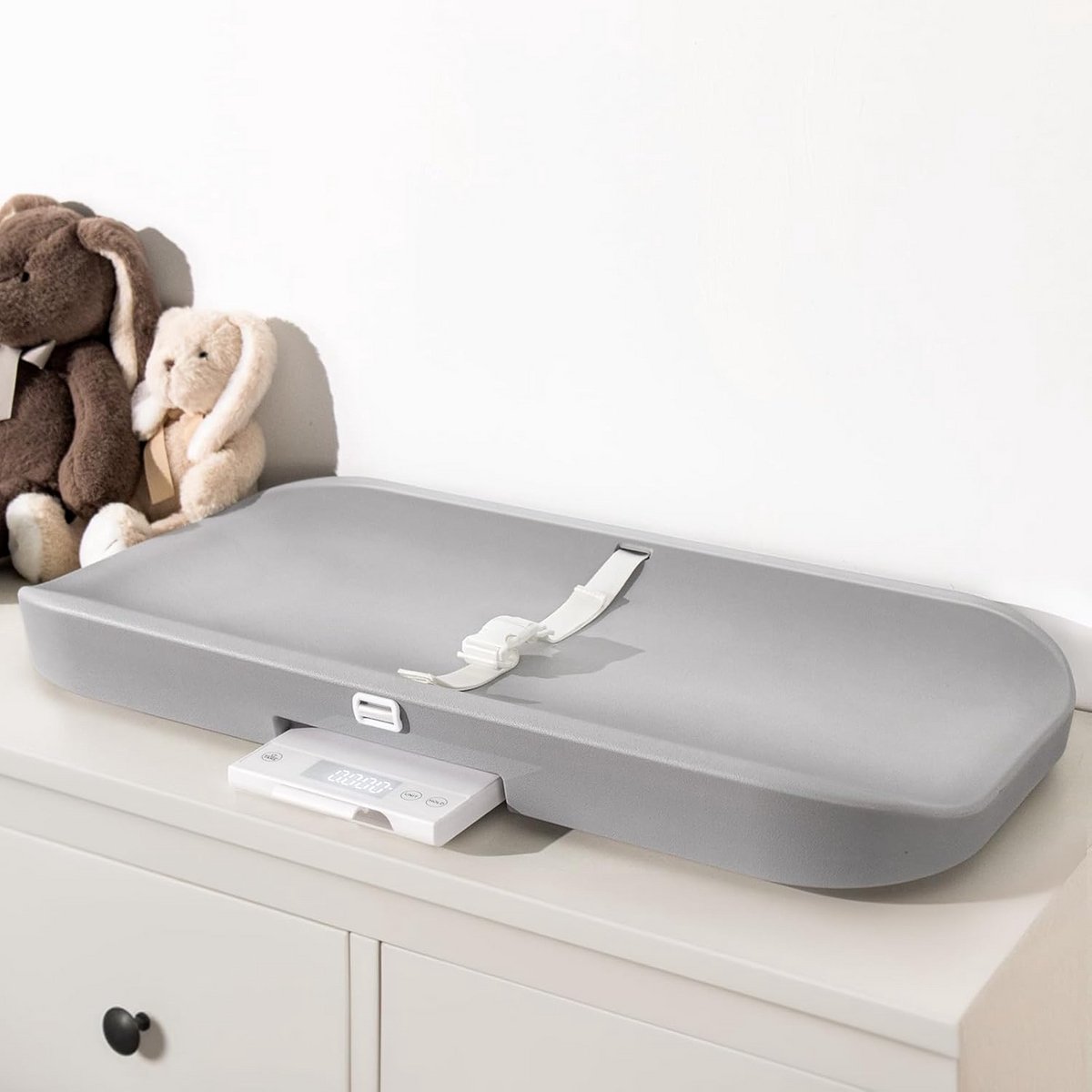 Aankleedkussen met Geïntegreerde Babyweegschaal