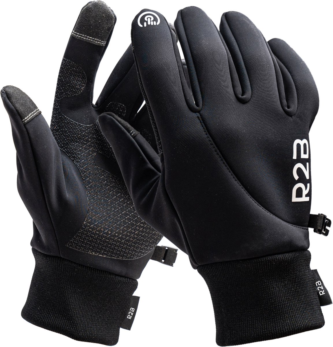 R2B Handschoenen Winter - Touchscreen Handschoenen - Waterdicht - Maat S - Handschoenen Heren - Handschoenen Dames - Winterhandschoenen - Skihandschoenen - Model Gent