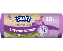 Swirl Vuilniszakken Lavendelroom 20 liter 12 stuks
