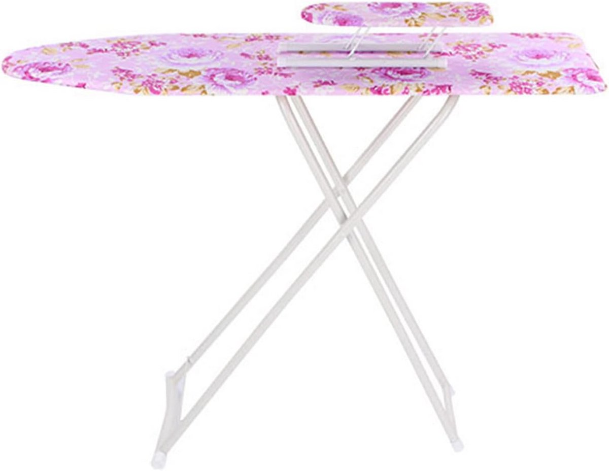 Opvouwbare Strijkplank met Verstelbare Hoogte - Compact en Duurzaam - 91x30 cm Bloemdesign