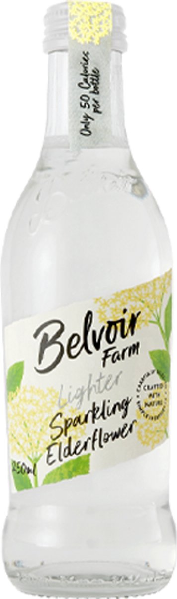 Belvoir sparkling elderflower fles (12x 275ml)