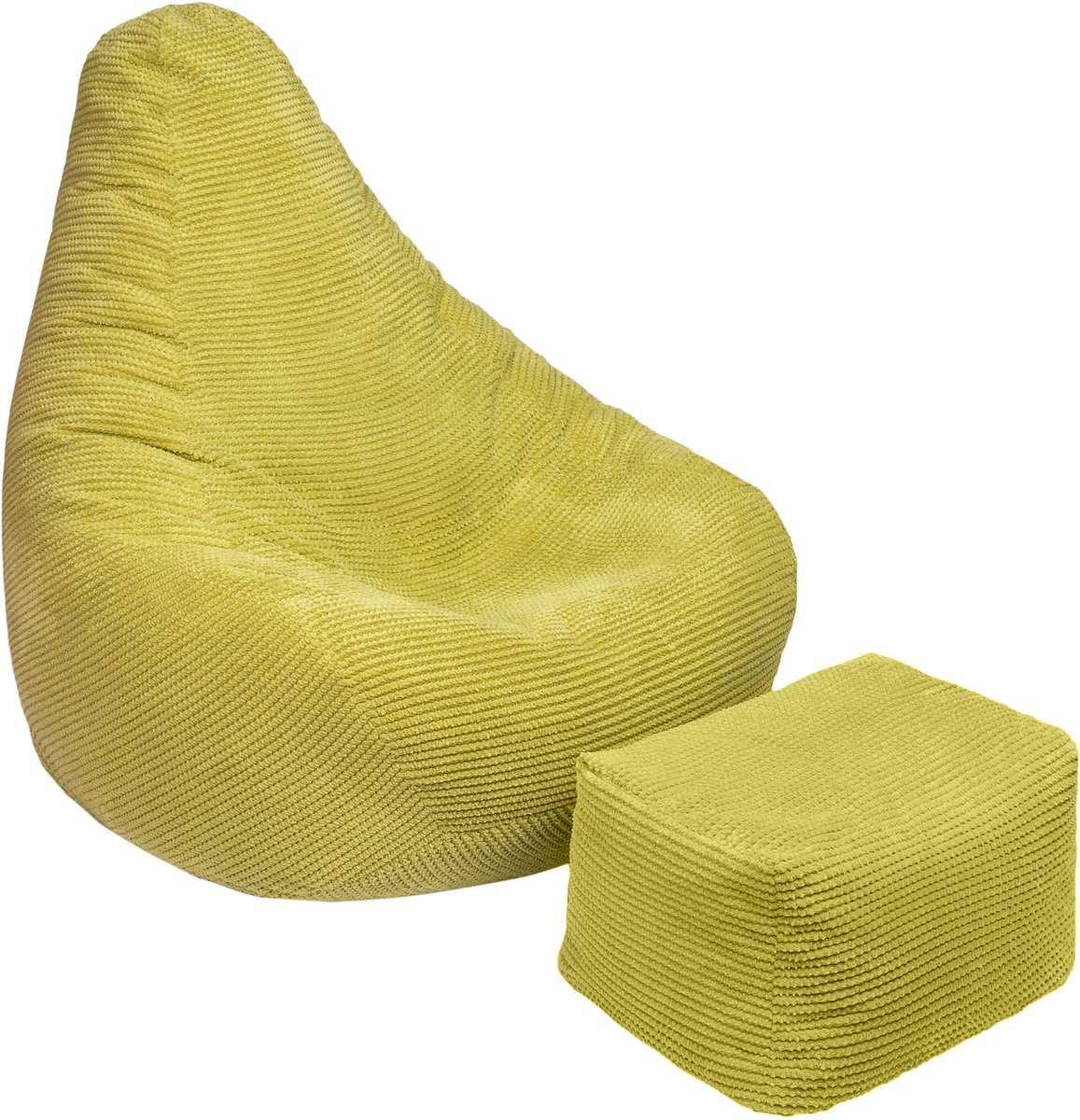 MeMoreCool Pouf Poire Pour Enfants Transformable En Pouf, Fauteuil Poire Pour Tout-petit, Lit Pour Fille