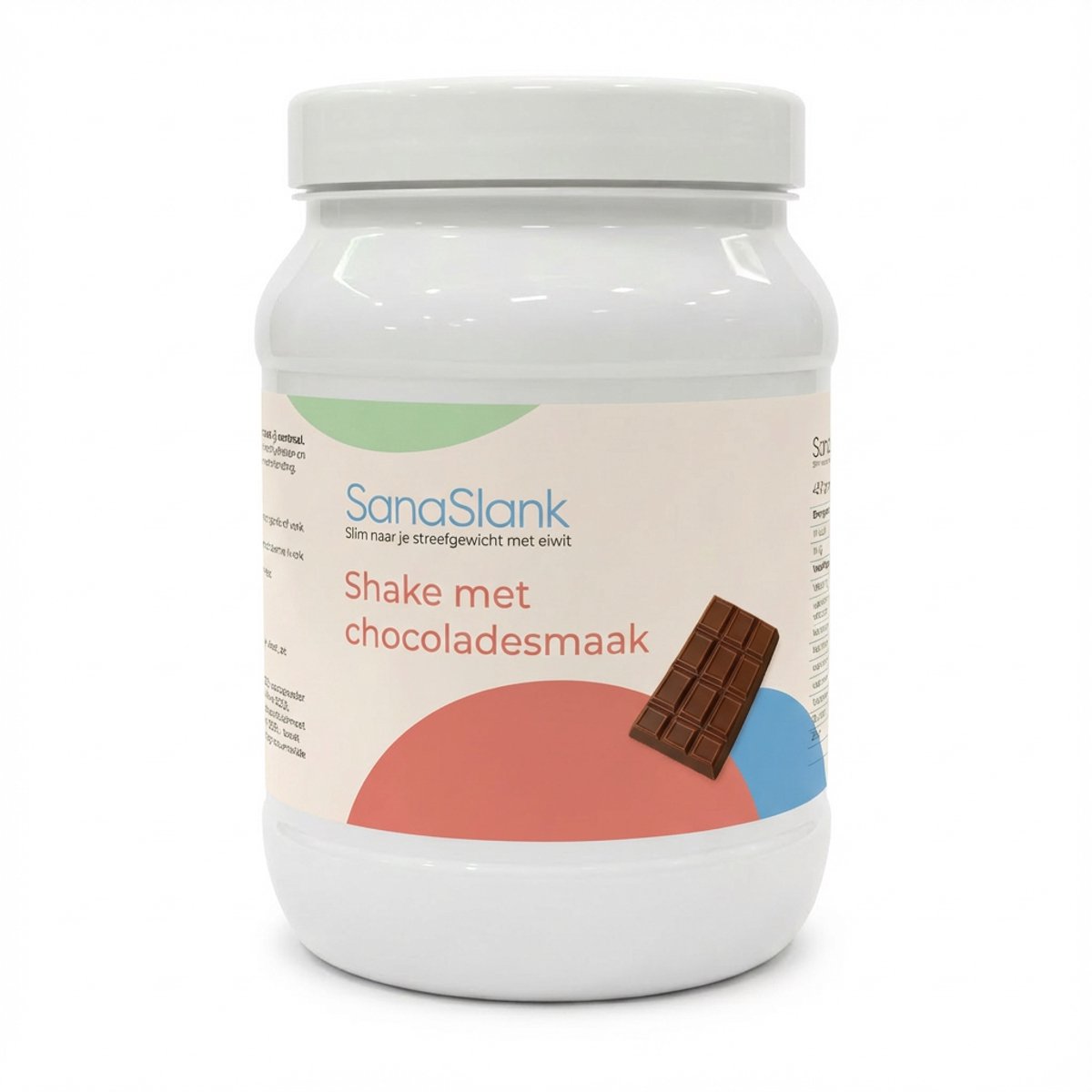 SanaSlank Shake Chocolade 450g - Eiwitdieet - High Protein - Afvallen - Ultra Low Carb