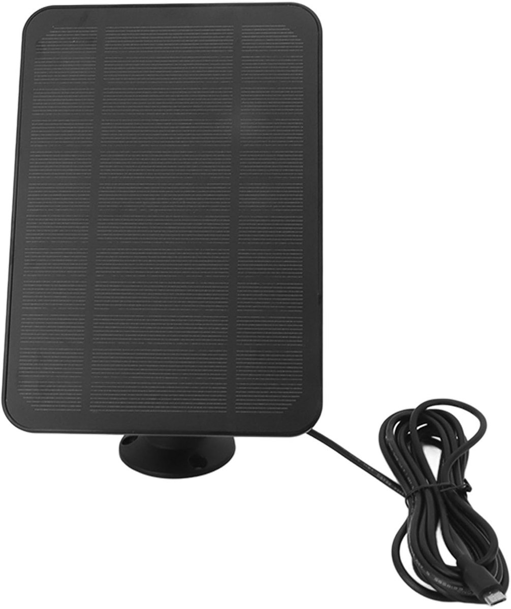 SnelShoppen - Solar Panel Camera 4W 5V voor Ring Blink Veiligheid Beugel 360° Buiten IP65 Waterdichte Oplader met Verstelbare Zwarte Houder