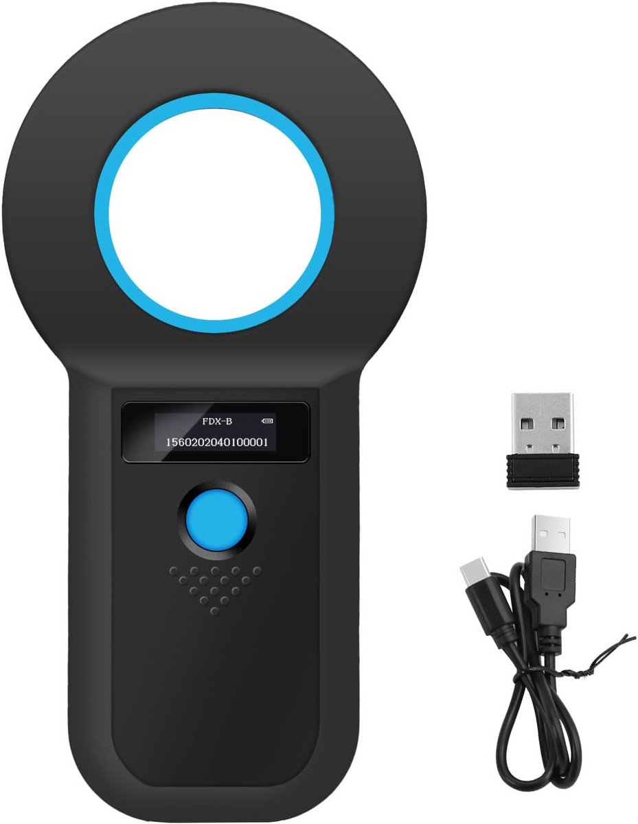 Dier Chiplezer - RFID Microchip Scanner voor Honden en Katten - 134,2 kHz