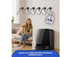 G20s Ultra Vervangingsonderdeel Accessoires voor Roborock G20s Ultra/Saros 10R/Qrevo CurvX met 6 zijborstels, Onderhoudskit, Stofzuige