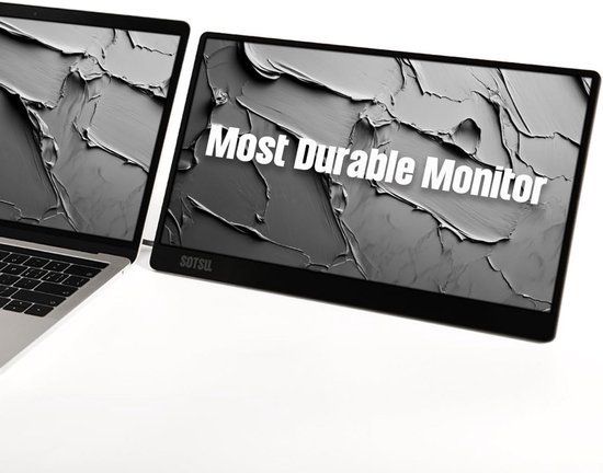13 Inch Draagbare Touchscreen Monitor – 1080P FHD, 60 Hz, USB-C, Voor Laptop En Telefoon, Aluminium