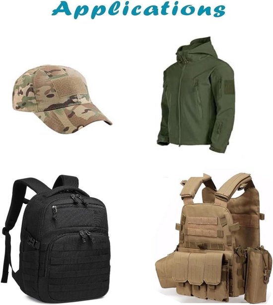 OneTigris Tactische militaire patchhouder plaat klittenband bord
