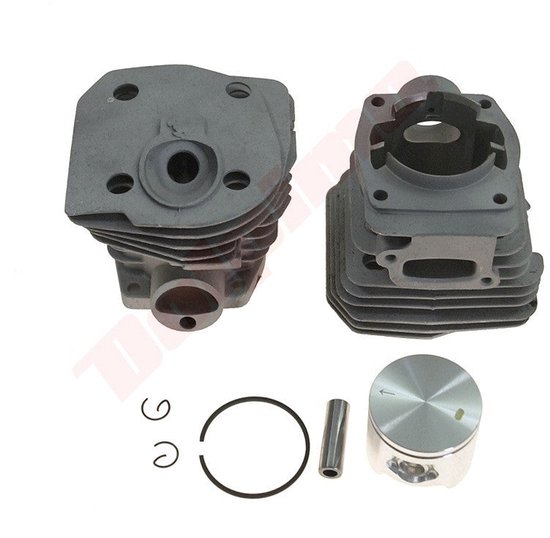 Cilinder met zuiger passend op HUSQVARNA 350 Low 44mm ( 503 86 99-71 ) NIKASIL van Merkloos	 — afbeelding 2