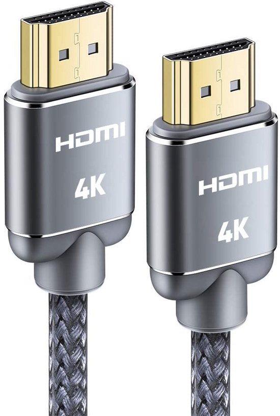 2 Meter HDMI Kabel Zwart 4K Ondersteuning | bol