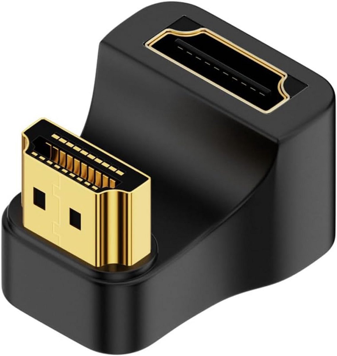 HDMI 8K Adapter Hoekige U-Vorm 360 Graden Verlengstuk - Beschermt Poorten