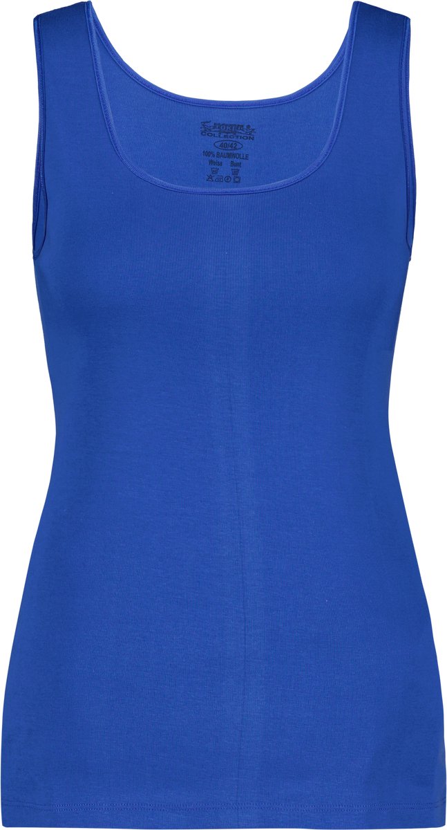 Toker Dames Hemd - Royal Blue - 100% katoen - Maat 36/38
