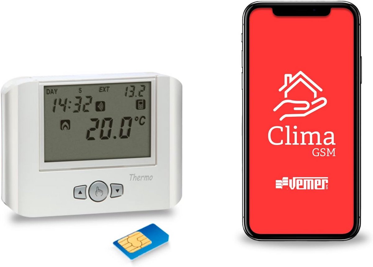 Slimme GSM Thermostaat voor Afstandsbediening
