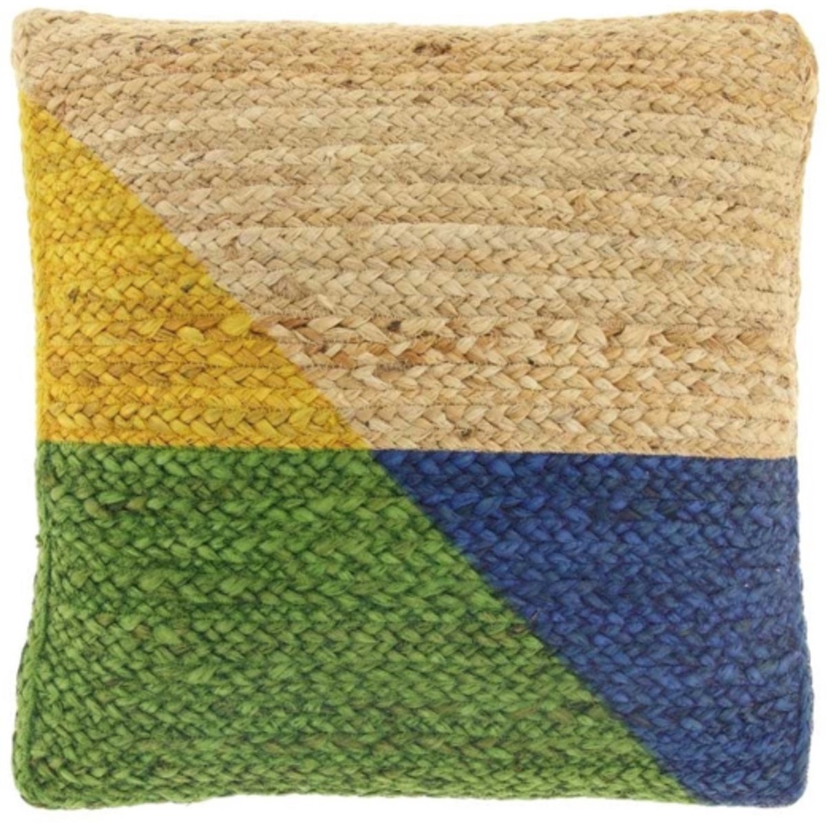 Unique Living kussen Narnia groen/blauw/geel 45 x 45 cm