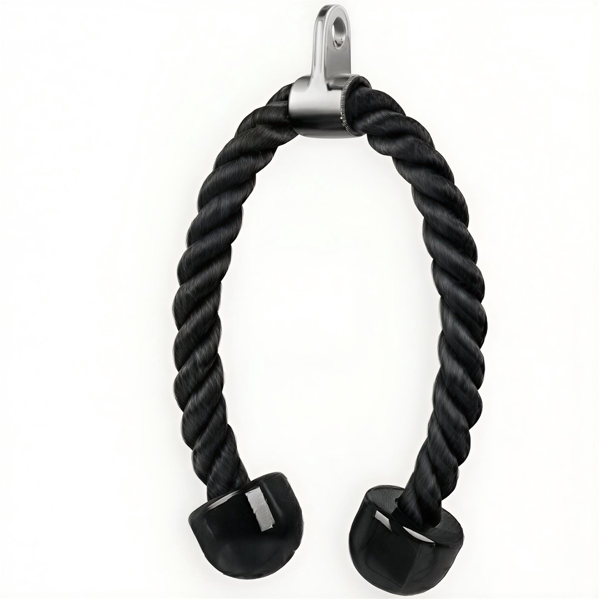 Triceps Touw voor Push-Pull & Down Oefeningen – Dubbel Hoofd Trektouw voor Krachttraining, Bodybuilding, Armspieren en Weerstandsoefeningen – Geschikt voor Thuisfitness en Sportschoolapparatuur