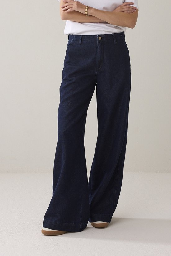 4s2883-5203 Jean jambe large denim