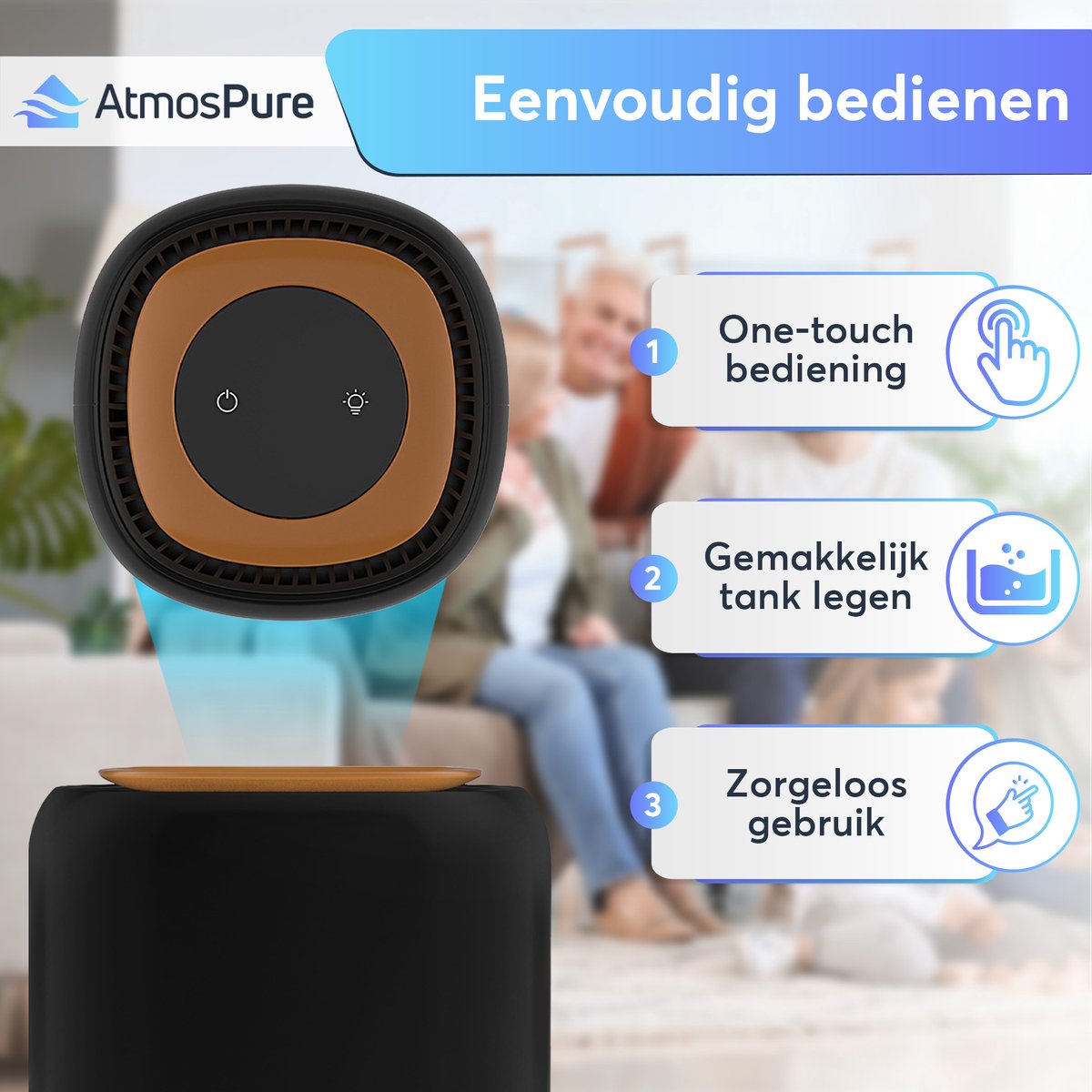 AtmosPure Luchtontvochtiger AirDry Compact thumbnail 6