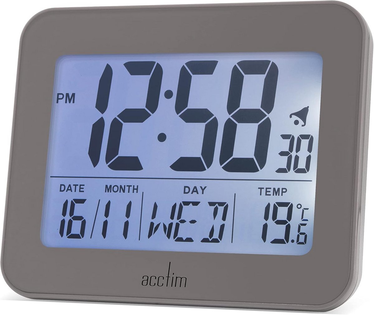 Digitale Wekker met LCD Scherm, Snooze en Temperatuurweergave