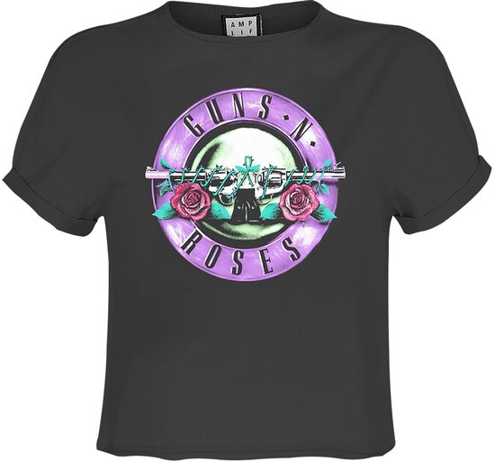 Collection Guns N' Roses Amplified - T-shirt femme Tonal Bullet - Anthracite - XS